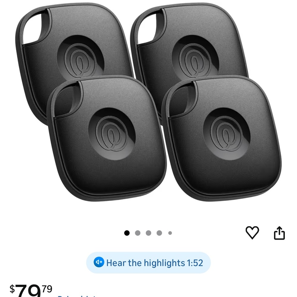 New in Box Tile Tracker 4-pack